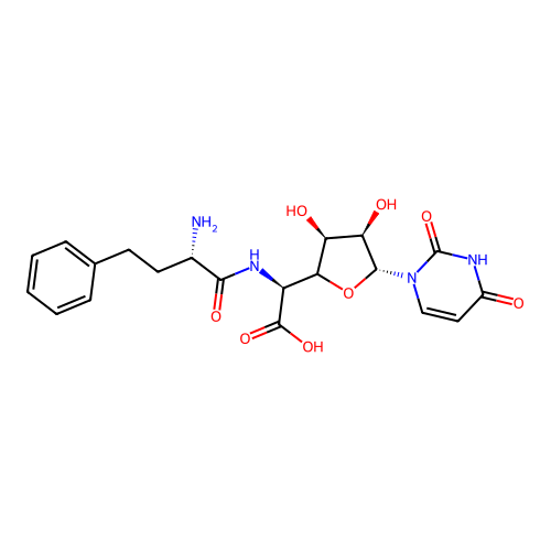 Dipeptidyl Polyoxin L analog structure