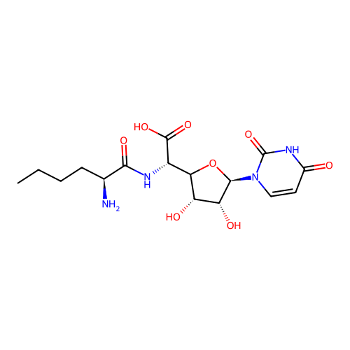 Dipeptidyl Polyoxin L analog structure