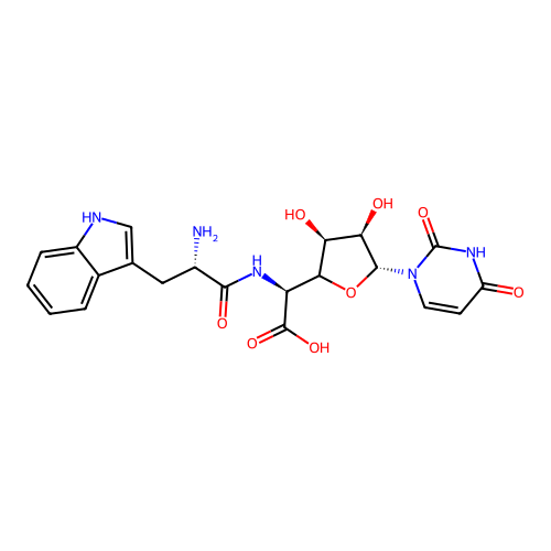Tryptophan Polyoxin C structure