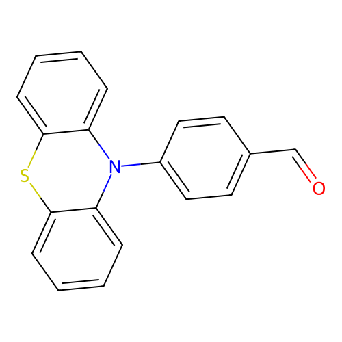 4-(10H-phenothiazin-10-yl)benzaldehyde structure