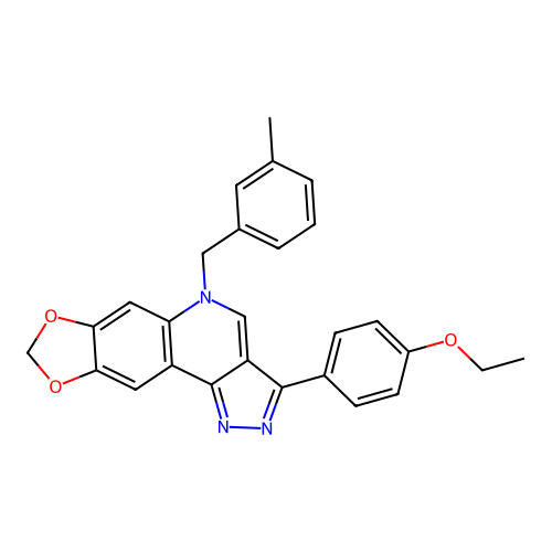 5-(4-ethoxyphenyl)-8-[(3-methylphenyl)methyl]-12,14-dioxa-3,4,8-triazatetracyclo[7.7.0.0^{2,6}.0^{11,15}]hexadeca-1(16),2,4,6,9,11(15)-hexaene structure