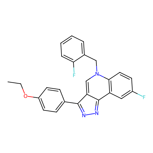 3-(4-Ethoxyphenyl)-8-fluoro-5-[(2-fluorophenyl)methyl]pyrazolo[4,3-c]quinoline structure