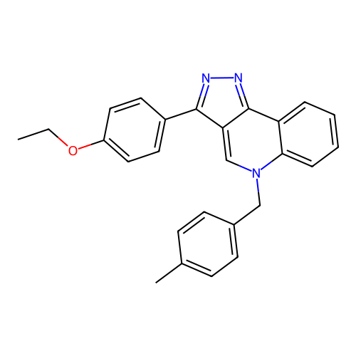 3-(4-Ethoxyphenyl)-5-[(4-methylphenyl)methyl]pyrazolo[4,3-c]quinoline structure