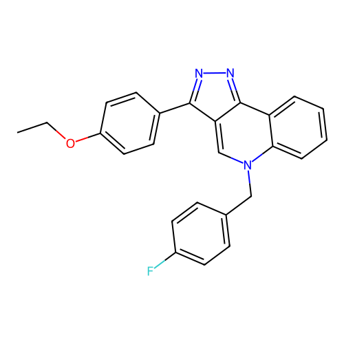 3-(4-Ethoxyphenyl)-5-[(4-fluorophenyl)methyl]pyrazolo[4,3-c]quinoline structure