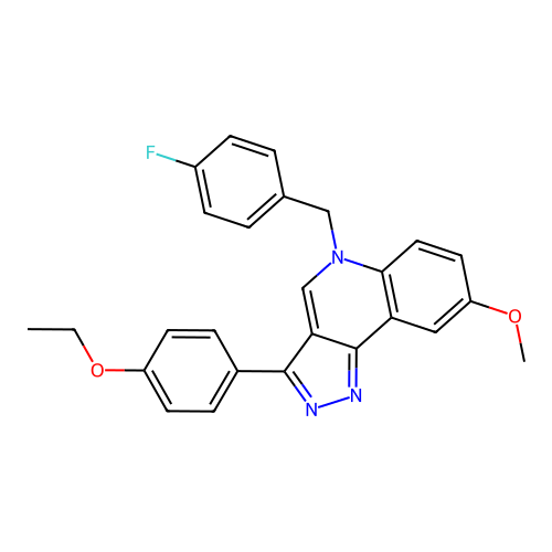 3-(4-Ethoxyphenyl)-5-[(4-fluorophenyl)methyl]-8-methoxypyrazolo[4,3-c]quinoline structure