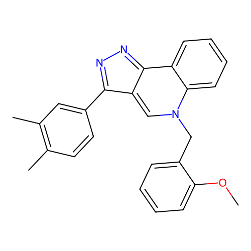 3-(3,4-Dimethylphenyl)-5-[(2-methoxyphenyl)methyl]pyrazolo[4,3-c]quinoline structure