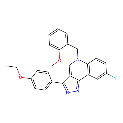 3-(4-Ethoxyphenyl)-8-fluoro-5-[(2-methoxyphenyl)methyl]pyrazolo[4,3-c]quinoline structure
