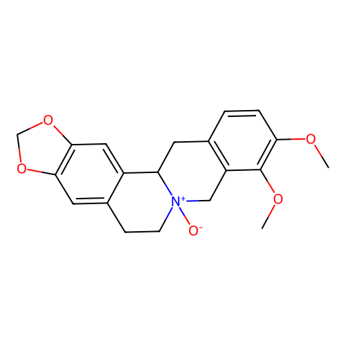 trans-Canadine-N-oxide structure