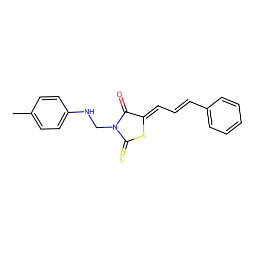 (5E)-3-[(4-methylanilino)methyl]-5-[(E)-3-phenylprop-2-enyli structure