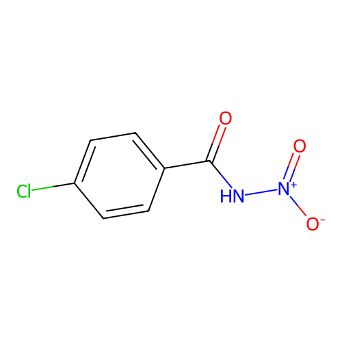 (4-chlorophenyl)-N-nitrocarboxamide structure