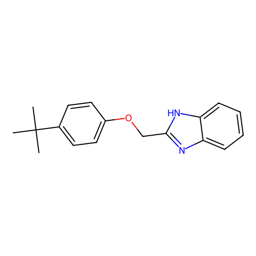 2-[(4-tert-butylphenoxy)methyl]-1H-benzimidazole structure