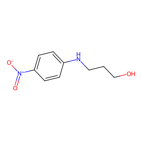 3-[(4-Nitrophenyl)amino]propan-1-ol structure