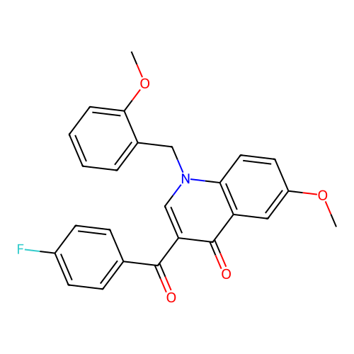3-(4-Fluorobenzoyl)-6-methoxy-1-[(2-methoxyphenyl)methyl]quinolin-4-one structure