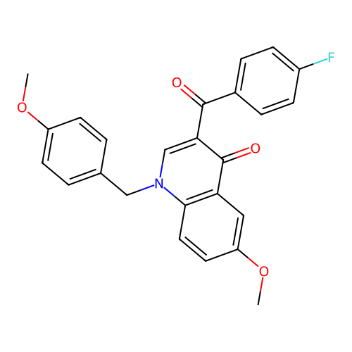 3-(4-Fluorobenzoyl)-6-methoxy-1-[(4-methoxyphenyl)methyl]quinolin-4-one structure