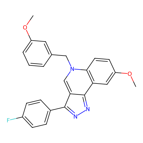 3-(4-Fluorophenyl)-8-methoxy-5-[(3-methoxyphenyl)methyl]pyrazolo[4,3-c]quinoline structure