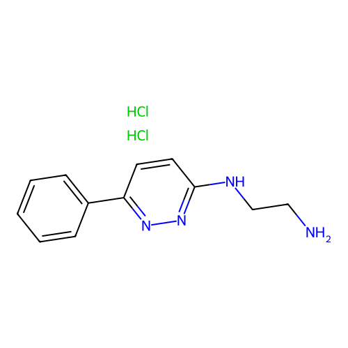 1,2-Ethanediamine, N-(6-phenyl-3-pyridazinyl)-, dihydrochloride structure