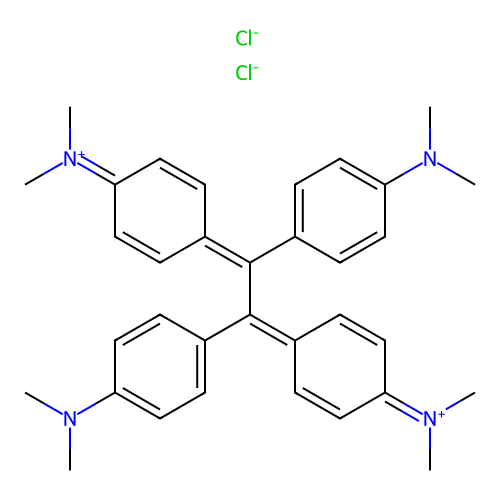 Tetrakis(4-(dimethylamino)phenyl)ethylene structure