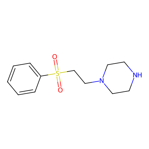 1-[2-(Benzenesulfonyl)ethyl]piperazine structure