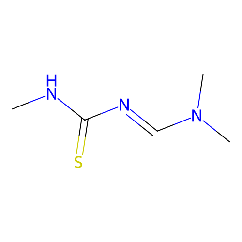 N-[(dimethylamino)methylene]-N'-methylthiourea structure