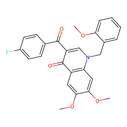 3-(4-Fluorobenzoyl)-6,7-dimethoxy-1-[(2-methoxyphenyl)methyl]quinolin-4-one structure
