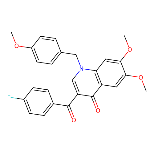 3-(4-Fluorobenzoyl)-6,7-dimethoxy-1-[(4-methoxyphenyl)methyl]quinolin-4-one structure
