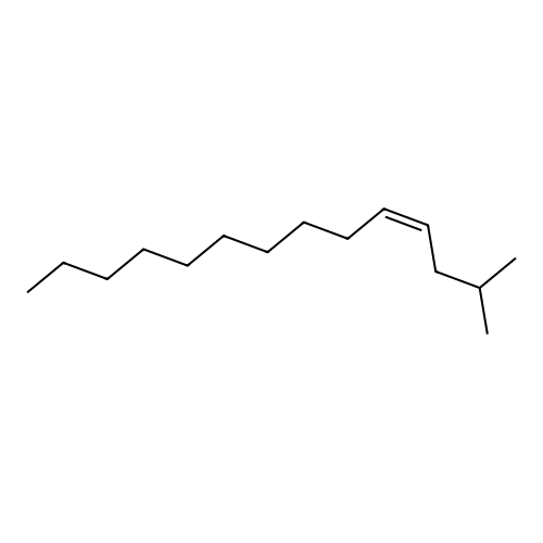 (4Z)-2-Methyl-4-tetradecene structure
