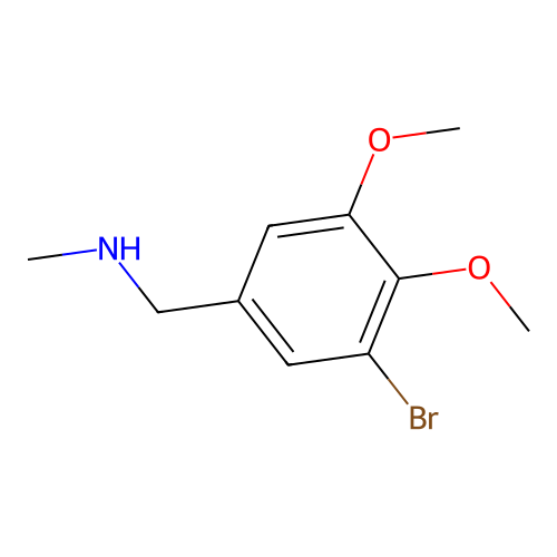 [(3-Bromo-4,5-dimethoxyphenyl)methyl](methyl)amine structure