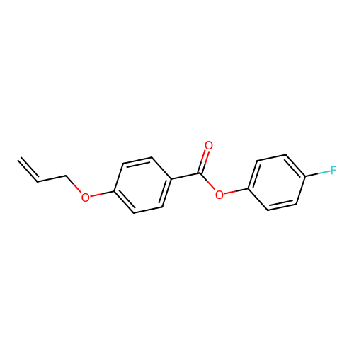 4-Fluorophenyl 4-(allyloxy)benzoate structure