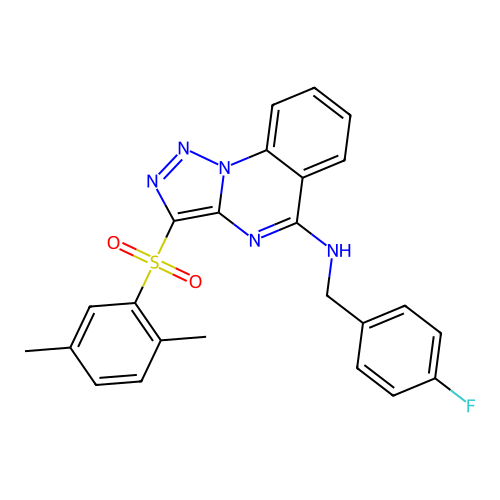 C24H20FN5O2S structure