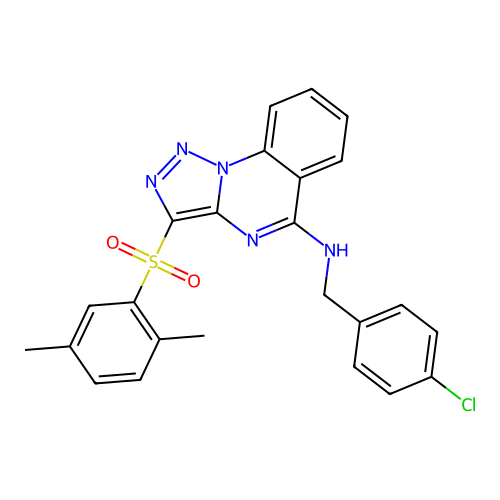 C24H20ClN5O2S structure