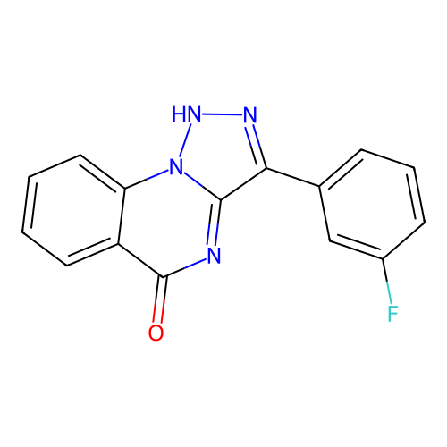 3-(3-fluorophenyl)-4H,5H-[1,2,3]triazolo[1,5-a]quinazolin-5-one structure