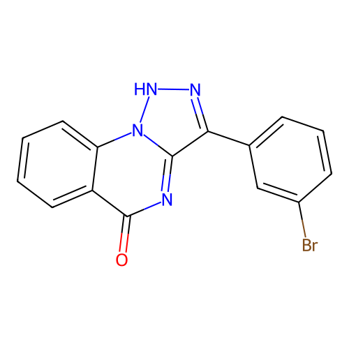 3-(3-bromophenyl)-1H-triazolo[1,5-a]quinazolin-5-one structure