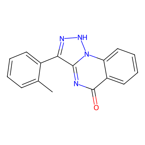 3-(2-methylphenyl)[1,2,3]triazolo[1,5-a]quinazolin-5(4H)-one structure
