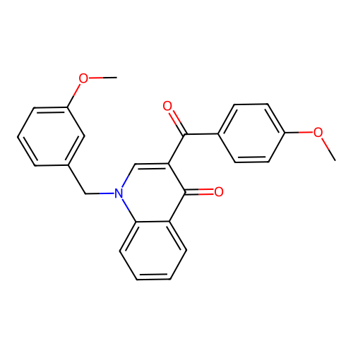 3-(4-Methoxybenzoyl)-1-[(3-methoxyphenyl)methyl]-1,4-dihydroquinolin-4-one structure