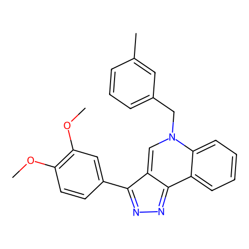 3-(3,4-Dimethoxyphenyl)-5-[(3-methylphenyl)methyl]pyrazolo[4,3-c]quinoline structure