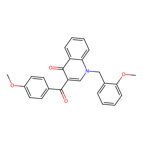 3-(4-Methoxybenzoyl)-1-[(2-methoxyphenyl)methyl]-1,4-dihydroquinolin-4-one structure