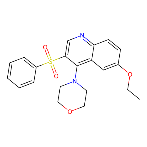 3-(Benzenesulfonyl)-6-ethoxy-4-(morpholin-4-yl)quinoline structure