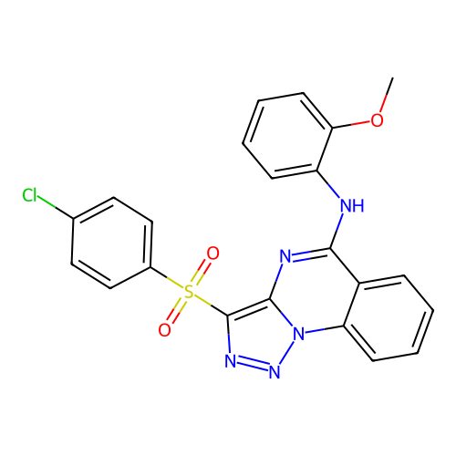 C22H16ClN5O3S structure