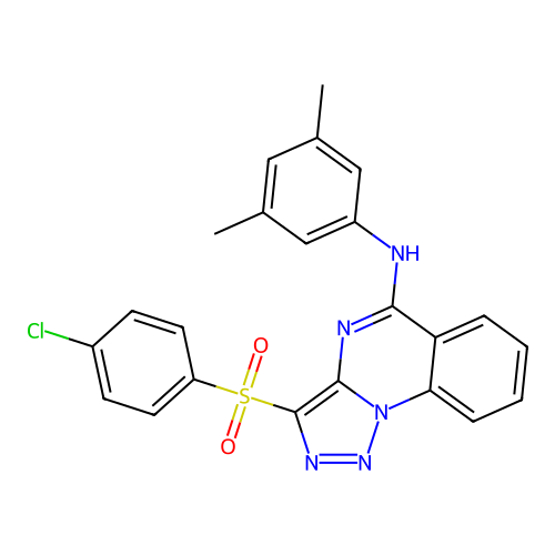 C23H18ClN5O2S structure
