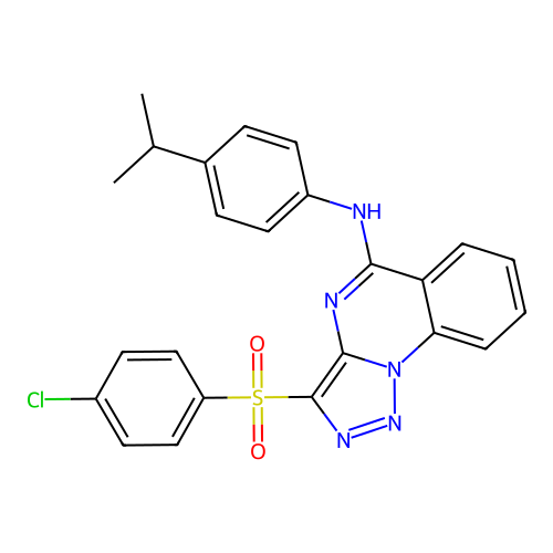 C24H20ClN5O2S structure