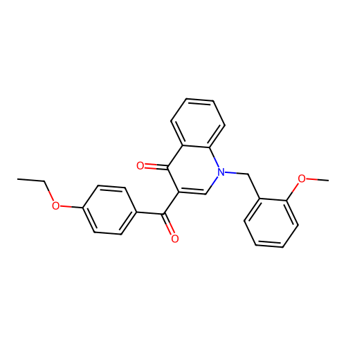 3-(4-Ethoxybenzoyl)-1-[(2-methoxyphenyl)methyl]quinolin-4-one structure