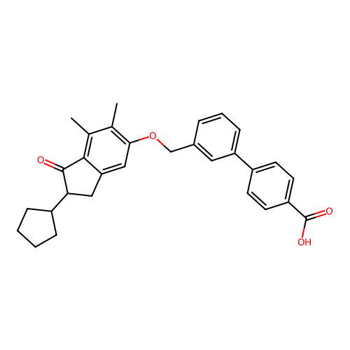 biphenyl-indanone A structure