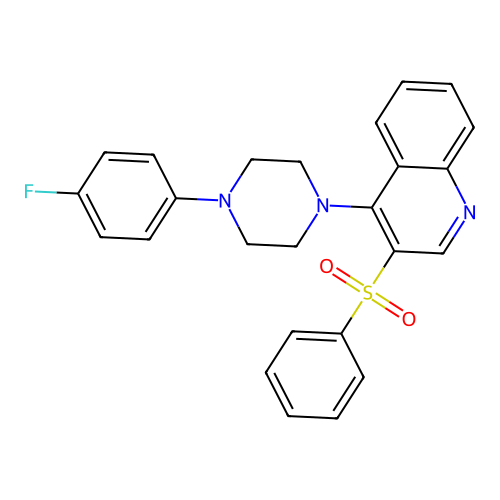 3-(Benzenesulfonyl)-4-[4-(4-fluorophenyl)piperazin-1-yl]quinoline structure
