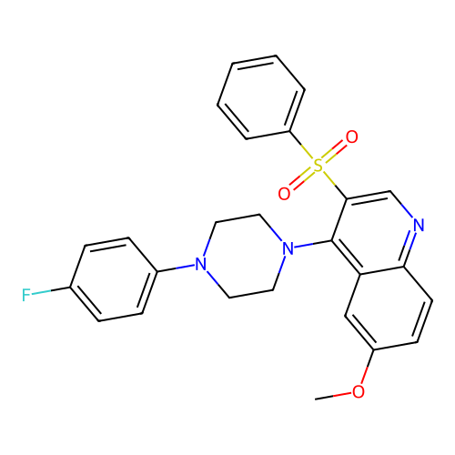 3-(Benzenesulfonyl)-4-[4-(4-fluorophenyl)piperazin-1-yl]-6-methoxyquinoline structure
