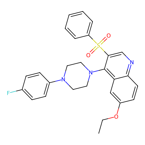 3-(Benzenesulfonyl)-6-ethoxy-4-[4-(4-fluorophenyl)piperazin-1-yl]quinoline structure