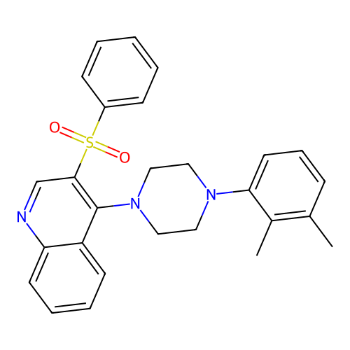 3-(Benzenesulfonyl)-4-[4-(2,3-dimethylphenyl)piperazin-1-yl]quinoline structure