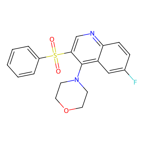 3-(Benzenesulfonyl)-6-fluoro-4-(morpholin-4-yl)quinoline structure