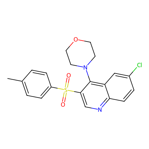 4-(6-Chloro-3-tosylquinolin-4-yl)morpholine structure