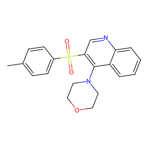 3-(4-Methylbenzenesulfonyl)-4-(morpholin-4-yl)quinoline structure
