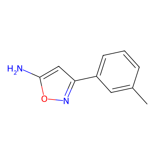 3-(3-Methylphenyl)-5-isoxazolamine structure